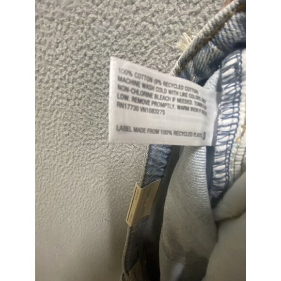 Universal Thread Jeans Womens 22W BLUE COTTON DENIM High-Rise Relaxed Wide Leg - Picture 7 of 8